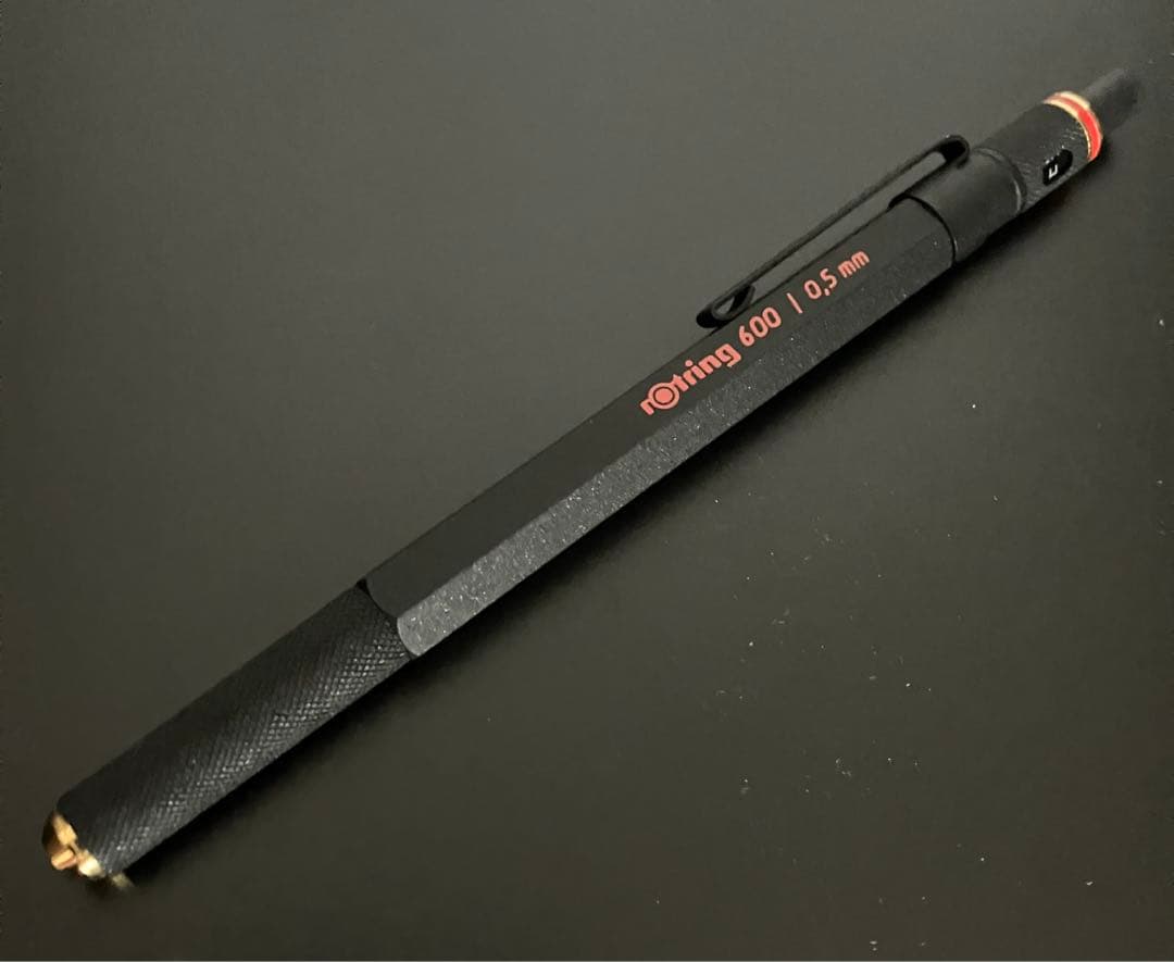 ロットリングrotring 600 シャープペンシル 0.5mm ゴールド美品