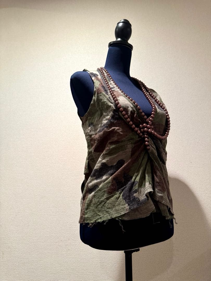 【希少】コムデギャルソン✨ジュンヤワタナベマンパール迷彩柄タンクトップ