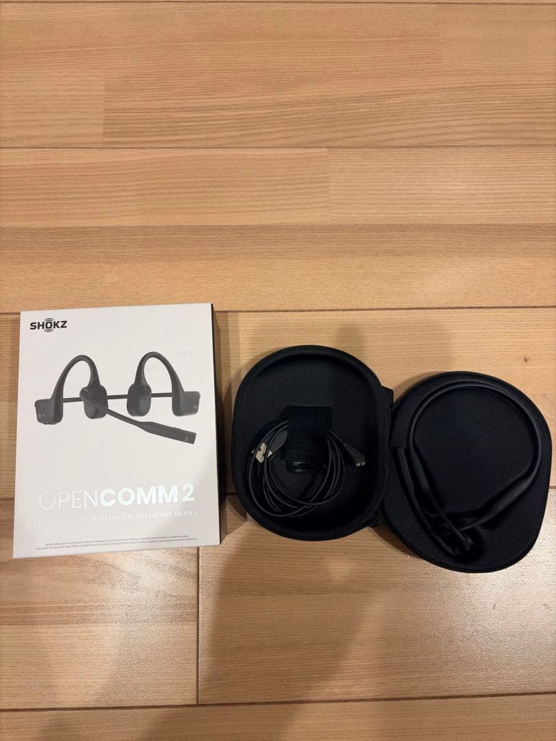 Shokz OpenComm2 【骨伝導ベッドセット】