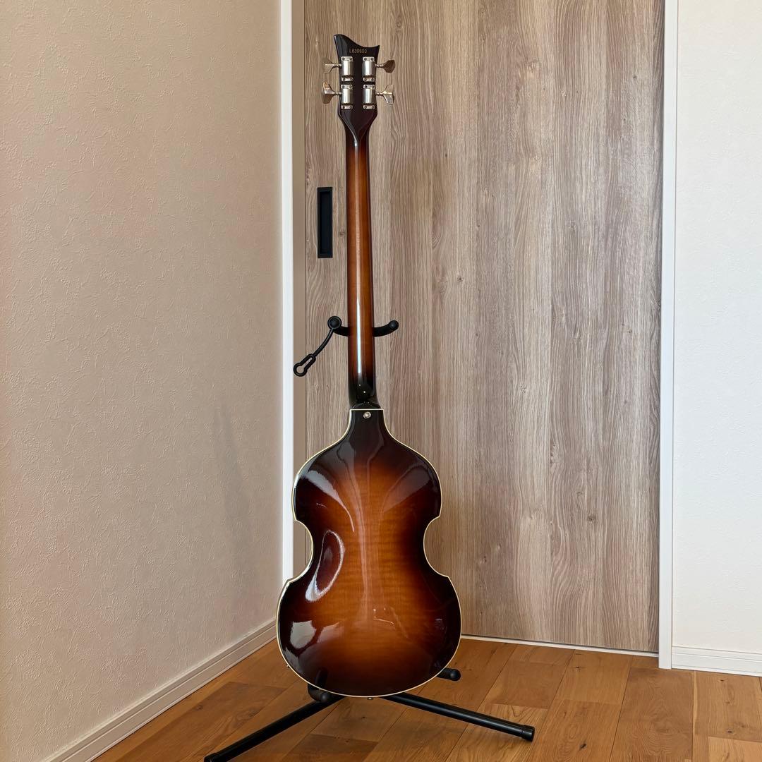 【希少ヘッド】Greco バイオリンベース 【ケース付き】