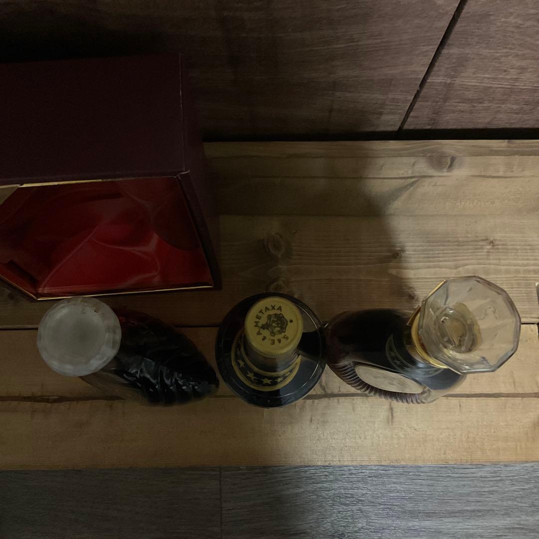 ブランデー3本　古め　サントリーXO デラックス　メタクサ