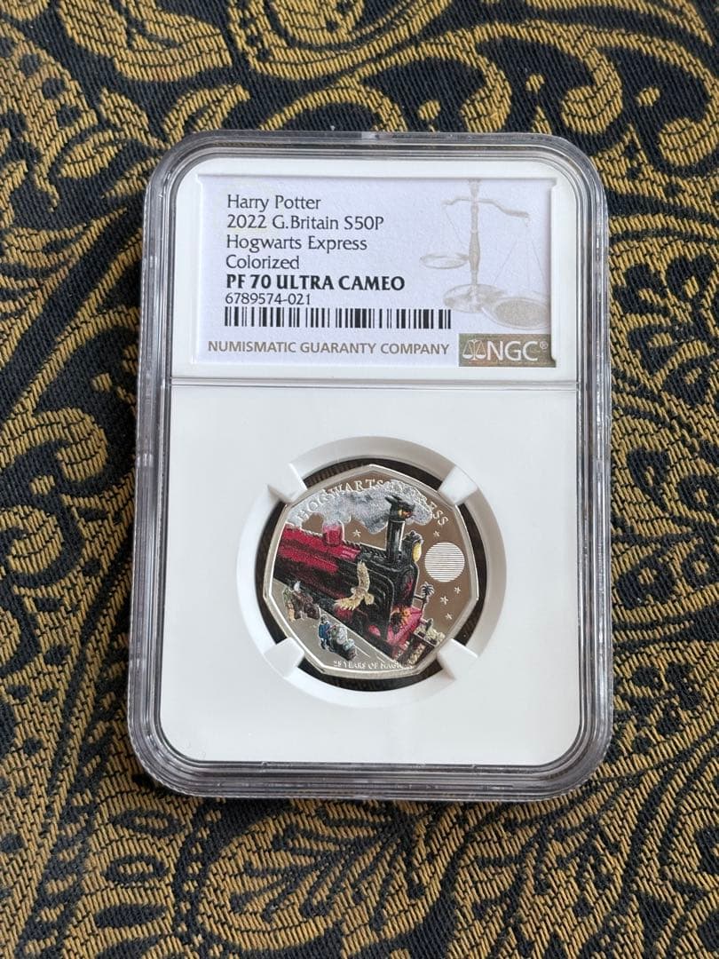 2022 ハリーポッター ホグワーツ特急 シルバープルーフ NGC PF70UC