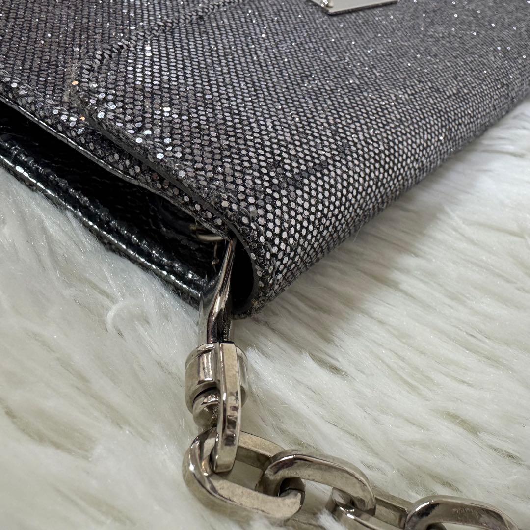 JIMMY CHOO 2way ギャラ付 スパンコール クラッチバッグ