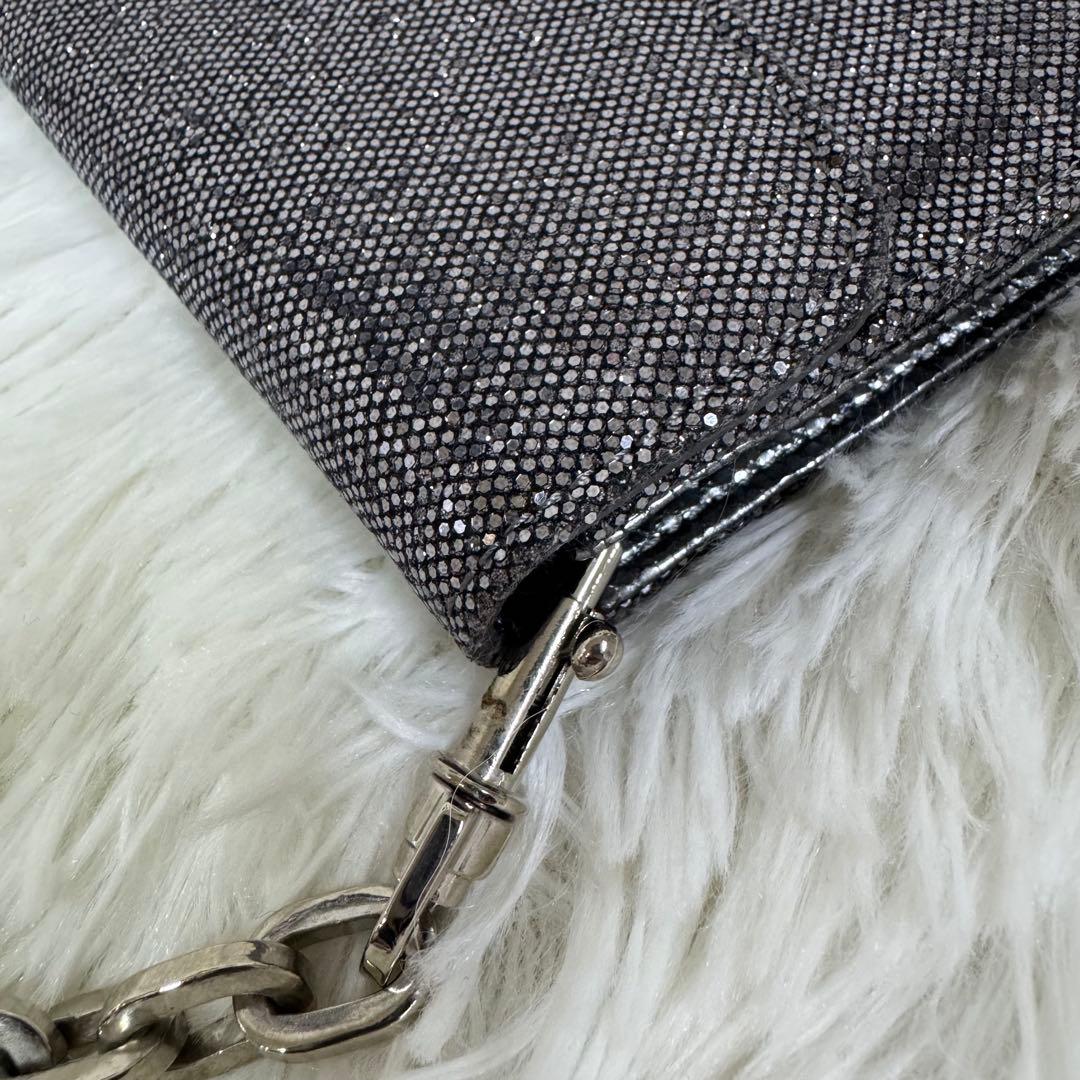 JIMMY CHOO 2way ギャラ付 スパンコール クラッチバッグ