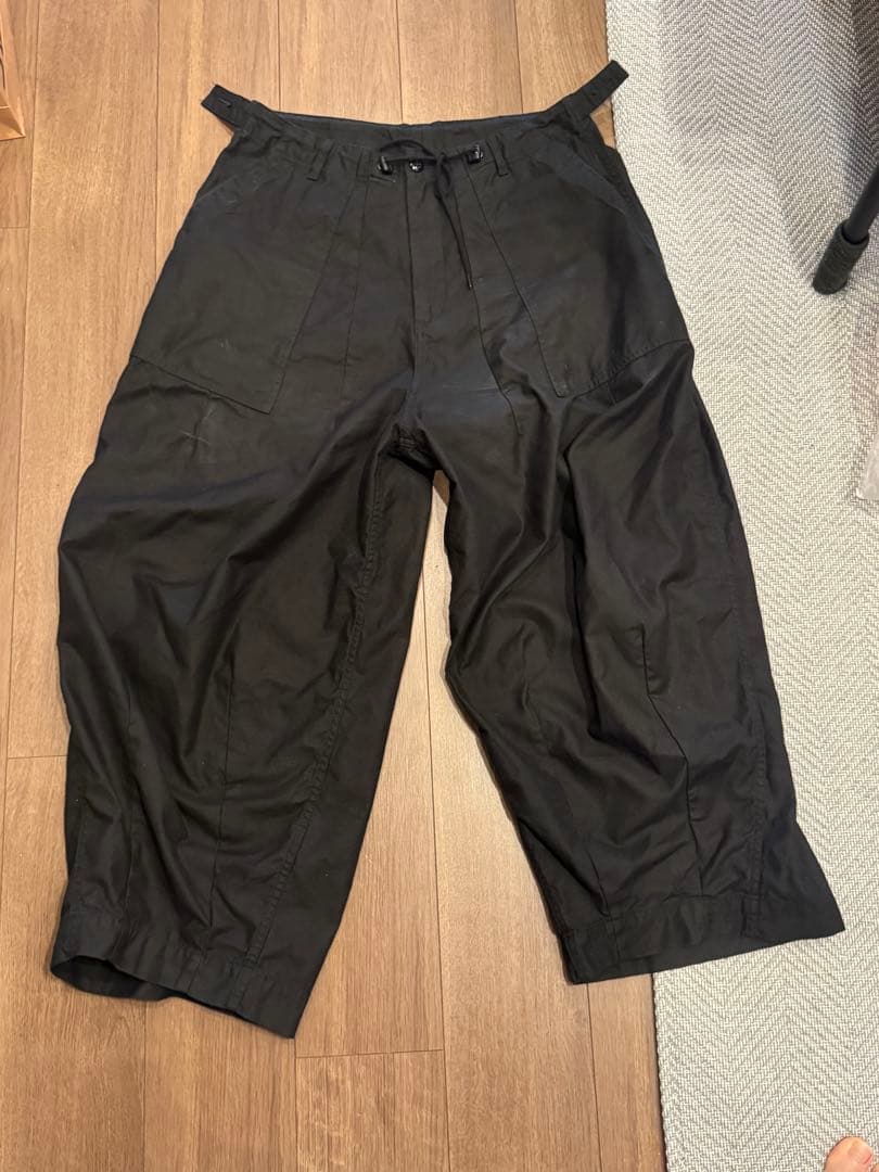 Needles 黒 サルエルパンツ Mサイズ