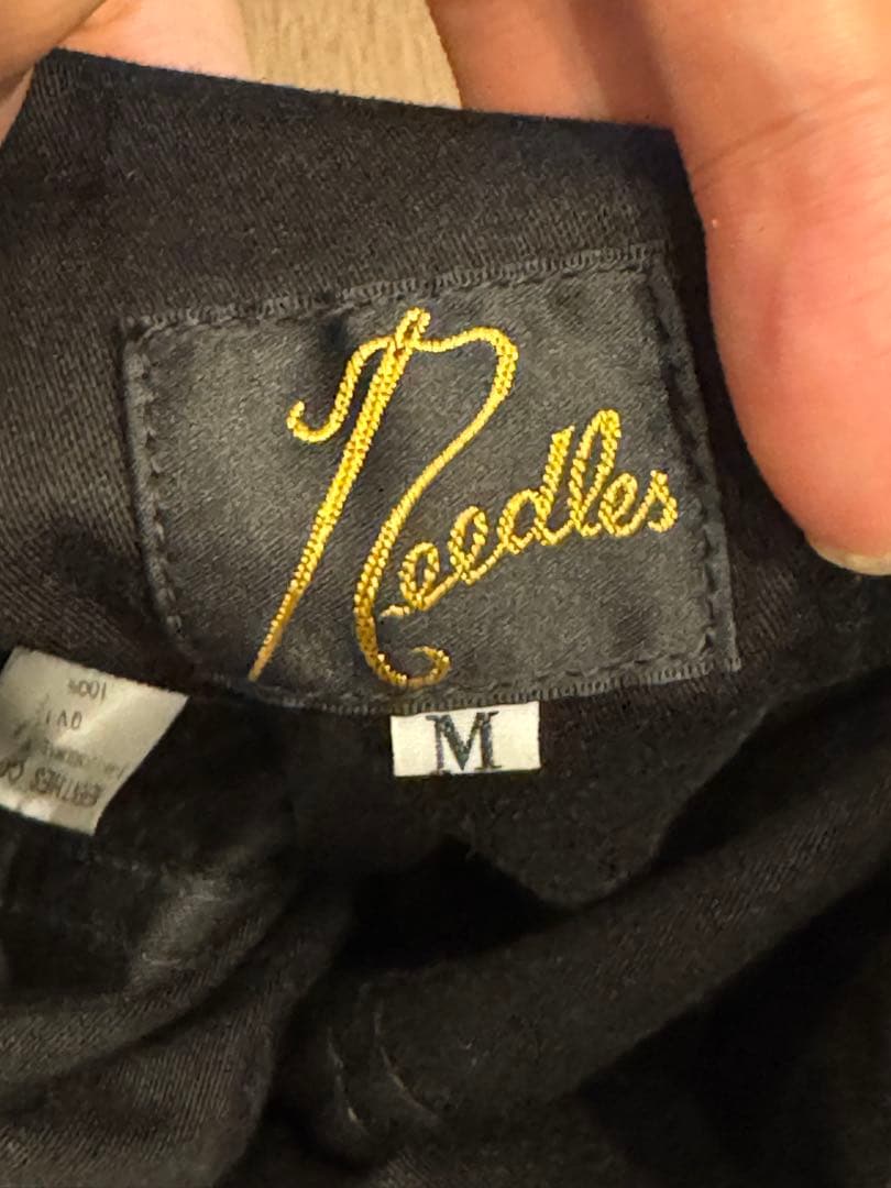 Needles 黒 サルエルパンツ Mサイズ