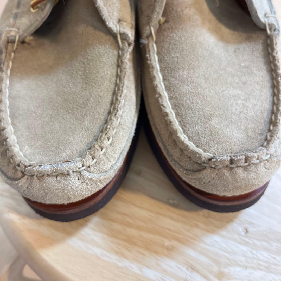 美品　ランコート／RANCOURT＆Co. モカシン　ベージュ　スエード