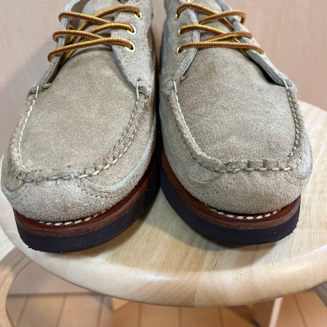 美品　ランコート／RANCOURT＆Co. モカシン　ベージュ　スエード