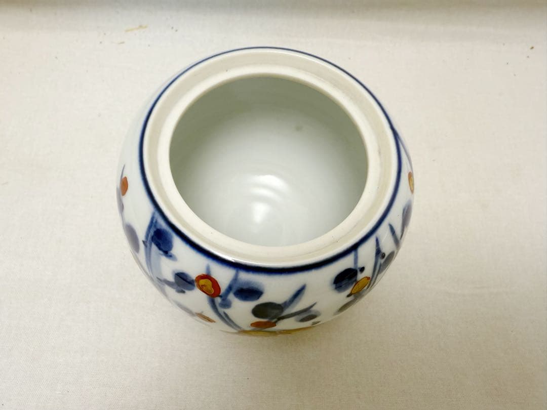 未使用 香道具 人間国宝 篠田義一作 梅花 香炉 底印 共箱