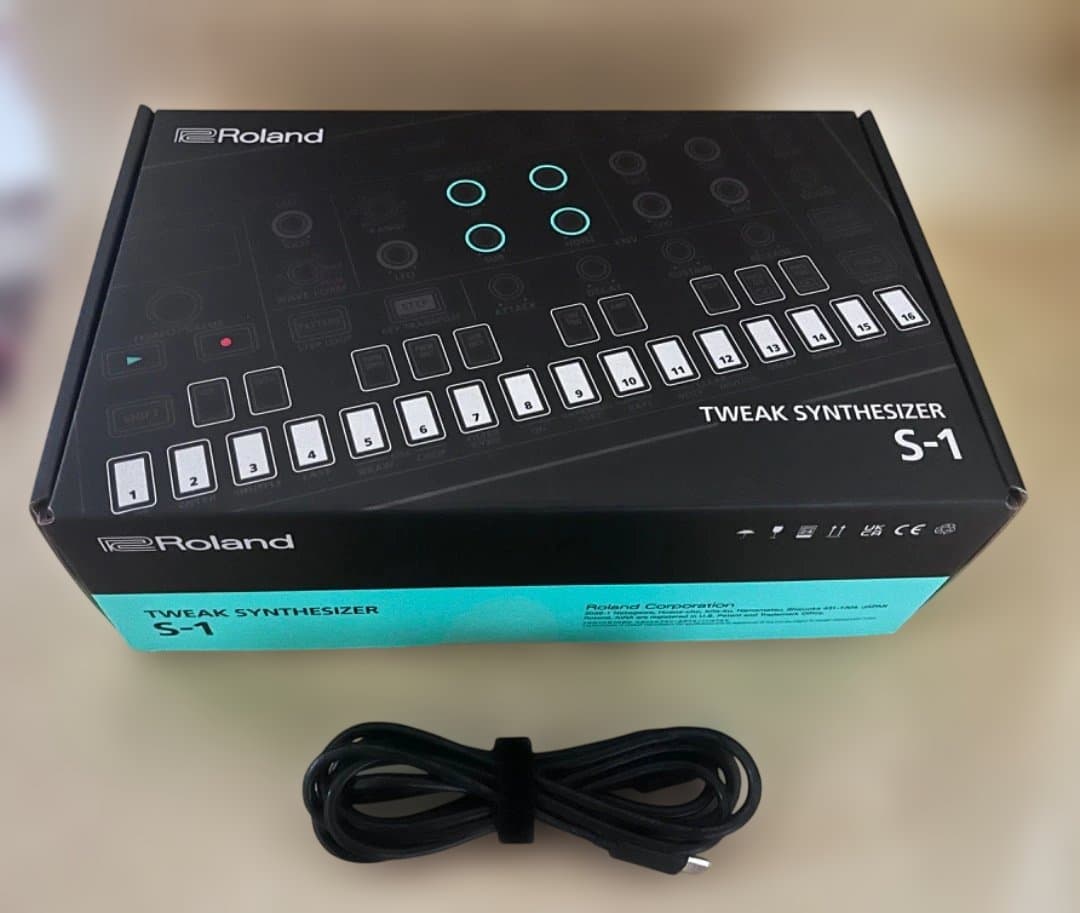 ROLAND AIRA S-1・アナログシンセサイザー・TWEAK・DAW