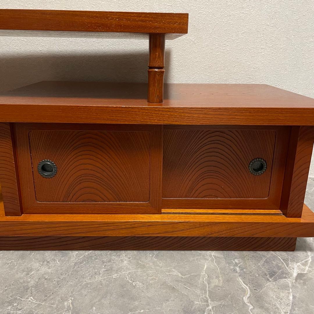 曙工芸　置き床和家具　和室置床置飾り棚 盆栽台　サイドボード 昭和レトロ