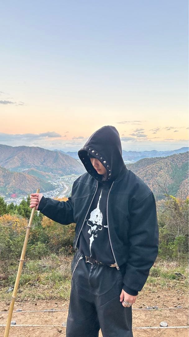 ジャケット・アウター no mass prod crucified bomber jacket