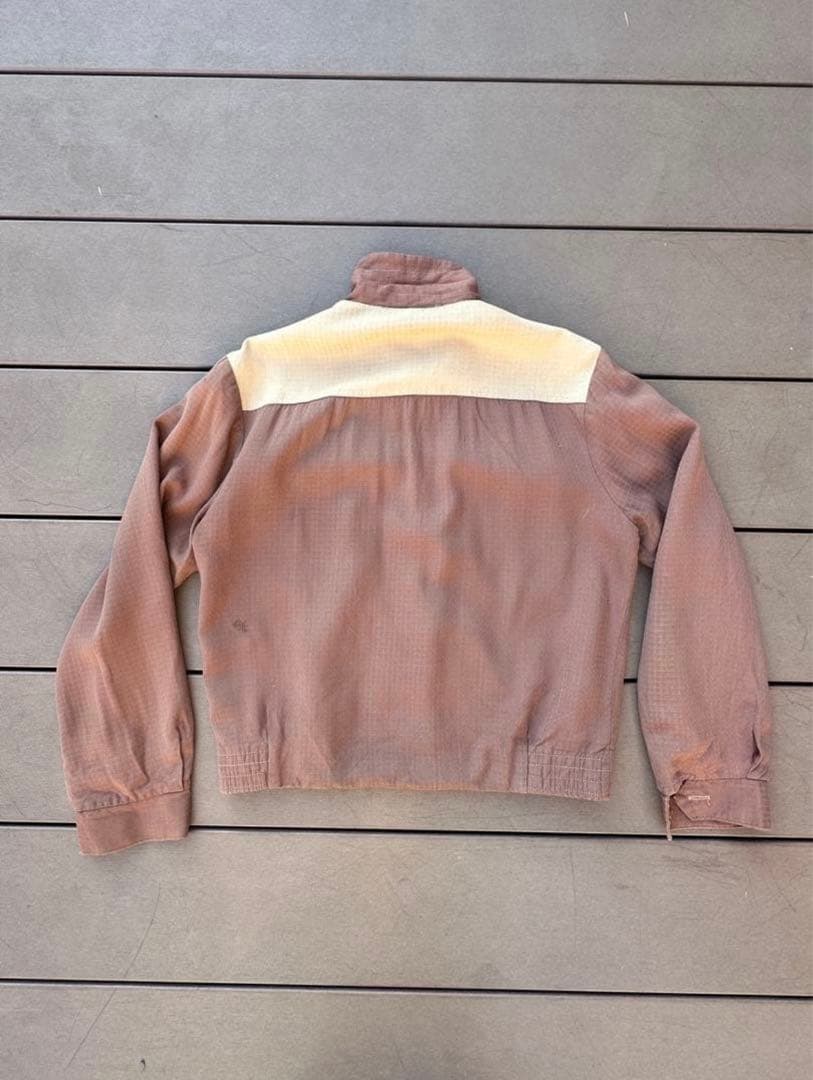 50s ギャバジンジャケット　ギャバジャン　レーヨン　ロカビリー　ヴィンテージ