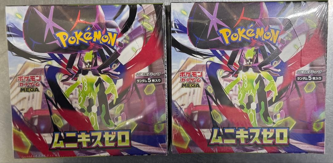 未開封 シュリンク付 ポケモンカードゲーム MEGA拡張パックムニキスゼロ