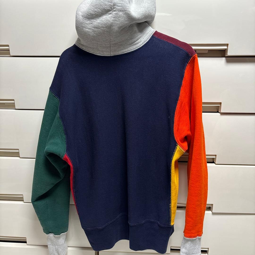 LQQK lqqk studioマルチカラー パーカー M supreme