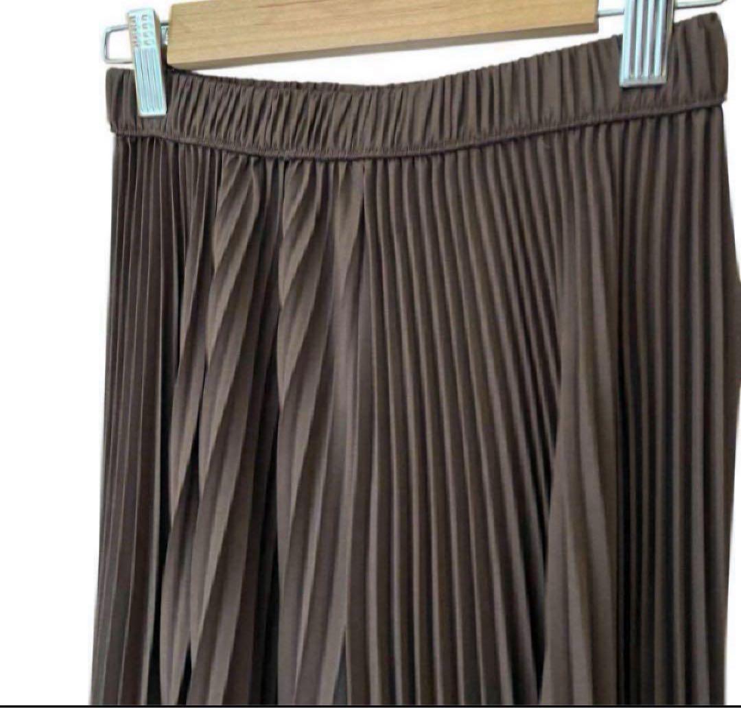 新品タグ付き❣️PRIORITY プリ ーツパンツこげ茶 Mal.レレレさ ん