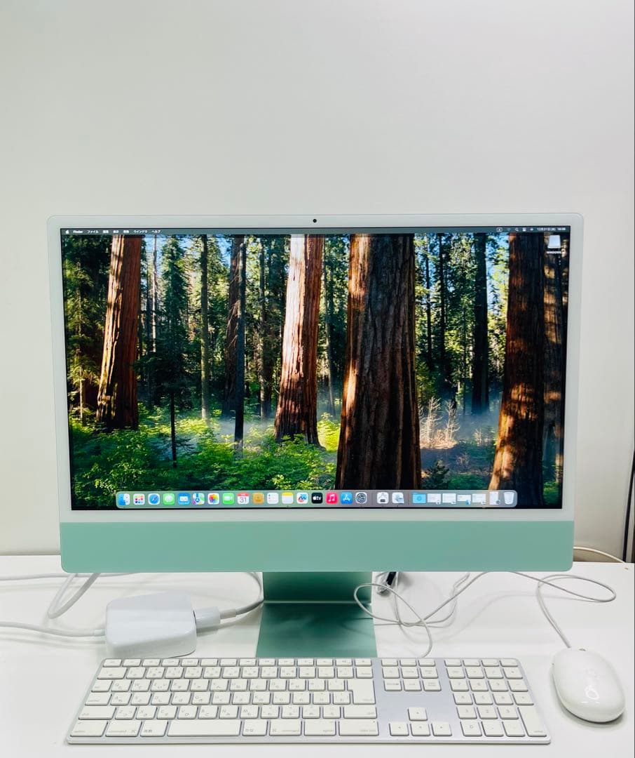[美品] IMAC 2021 4.5K 24インチ Apple M1 8GB