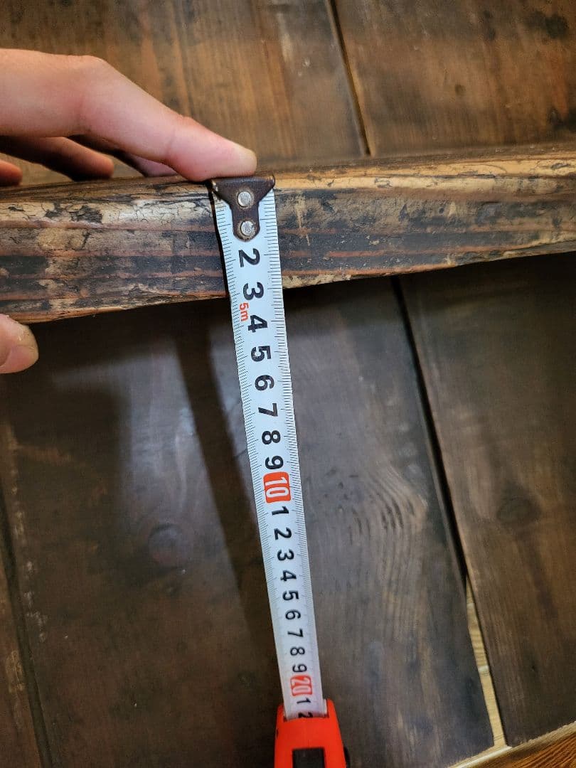 木製 階段　4段　古民家　飾り棚　展示台　什器　アンティーク