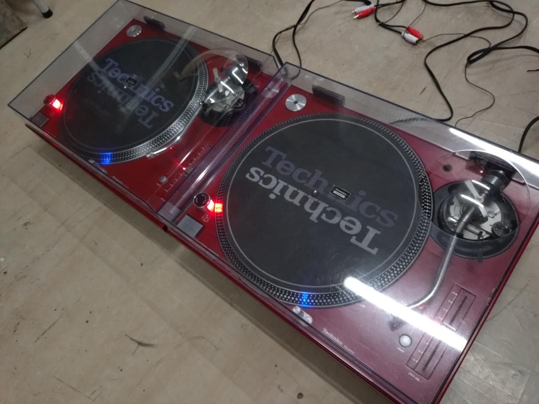 美品！レア！レッド！ Technics SL-1200 MK3D 2台セット！