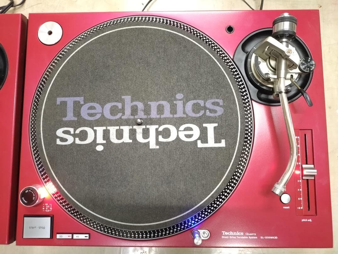 美品！レア！レッド！ Technics SL-1200 MK3D 2台セット！