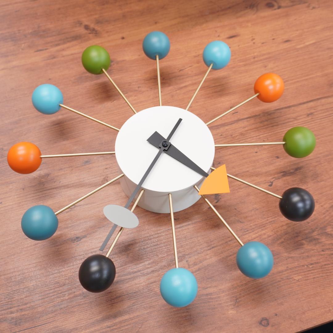 展示品 Vitra Ball Clock/ボールクロック マルチカラー壁掛け時計