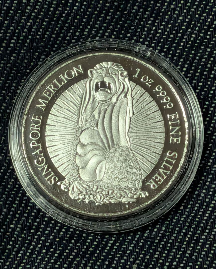 銀貨 純銀 シンガポール マーライオン