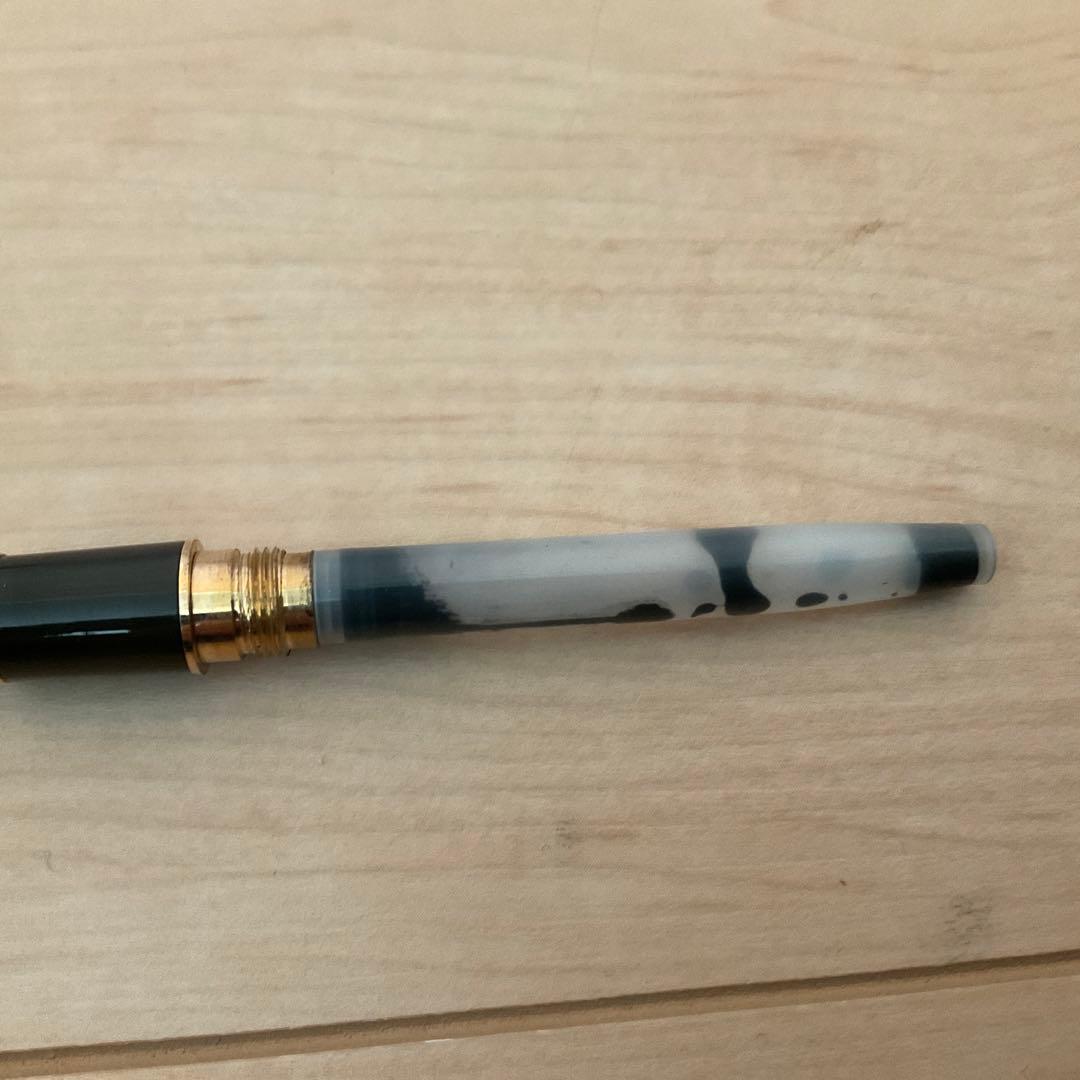 特価　18k プラチナ万年筆　3776 べっ甲　細字　セルロイド