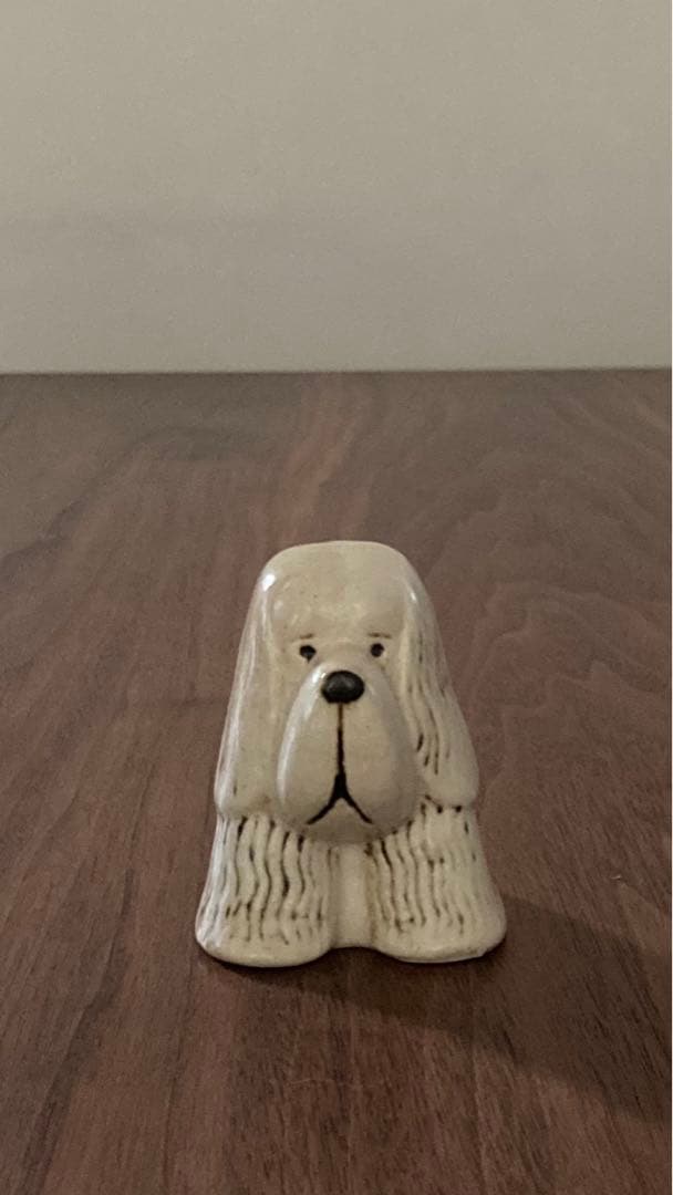 希少＊ヴィンテージ＊リサラーソン　スパニエル　スウェーデン　北欧　犬