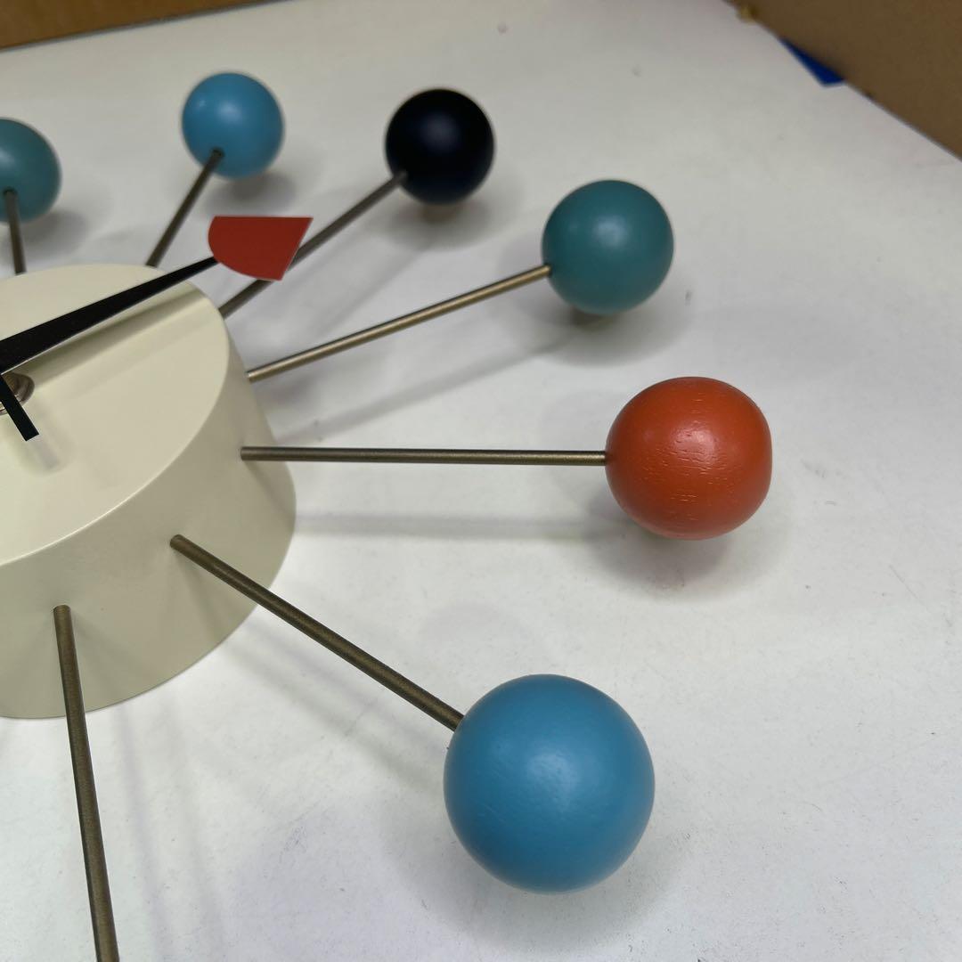 5735【程度良好】ボール・クロック 正規ライセンス品 ジョージ・ネルソン