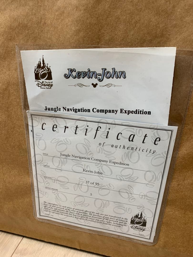ディズニー　ジャングルクルーズ　絵　アート　レア disney fine art