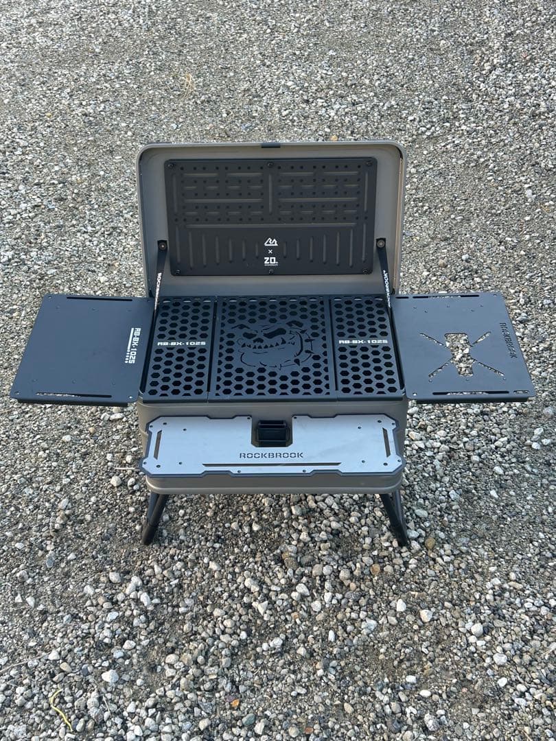 ROCKBROOK RB-BX-1025 アウトドアテーブル　アルミコンテナ