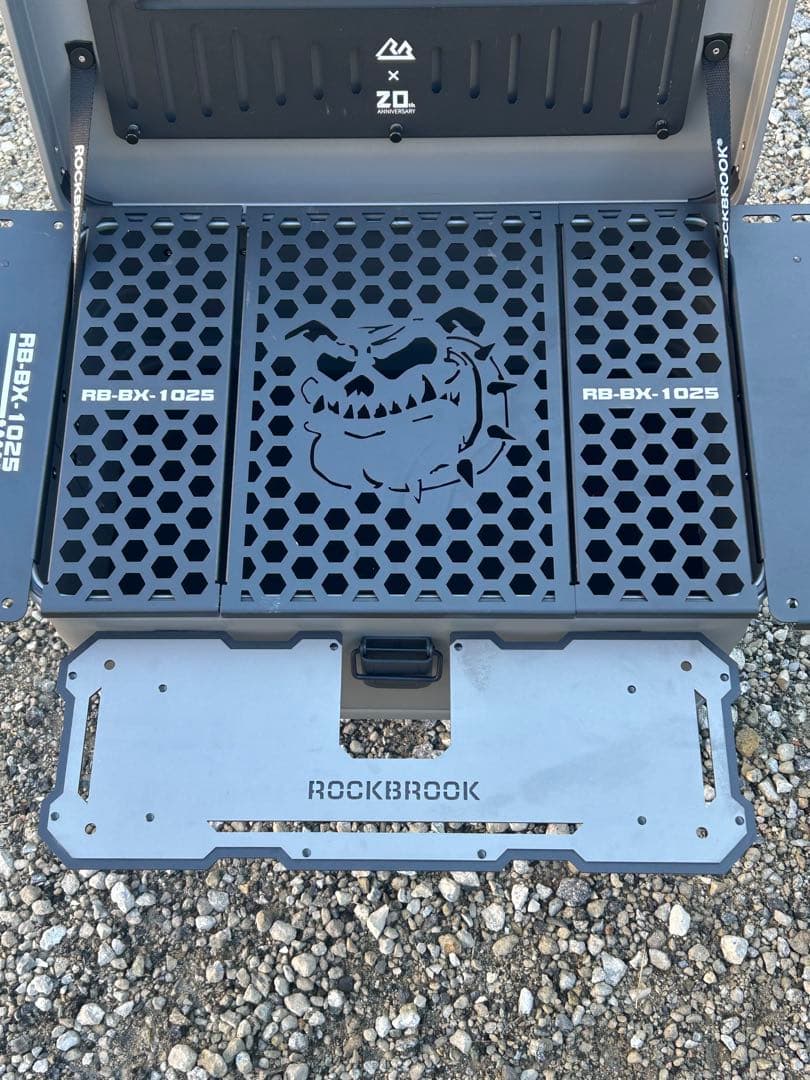ROCKBROOK RB-BX-1025 アウトドアテーブル　アルミコンテナ