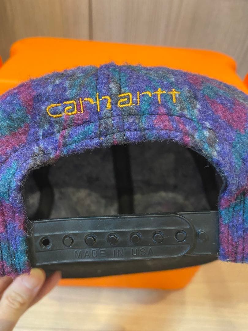 Carhartt 幾何学柄　ネイティブ柄　キャップ