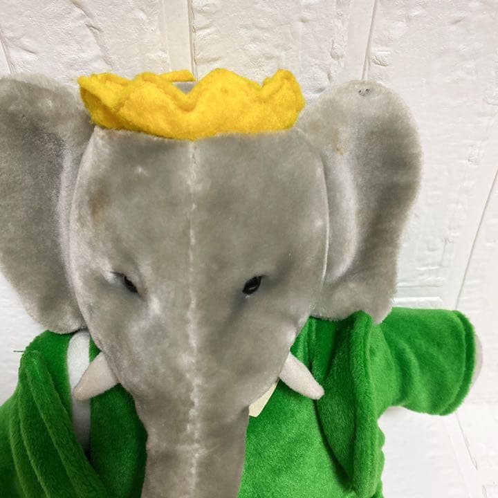 【廃盤品】象のババール ぬいぐるみ ペアセット