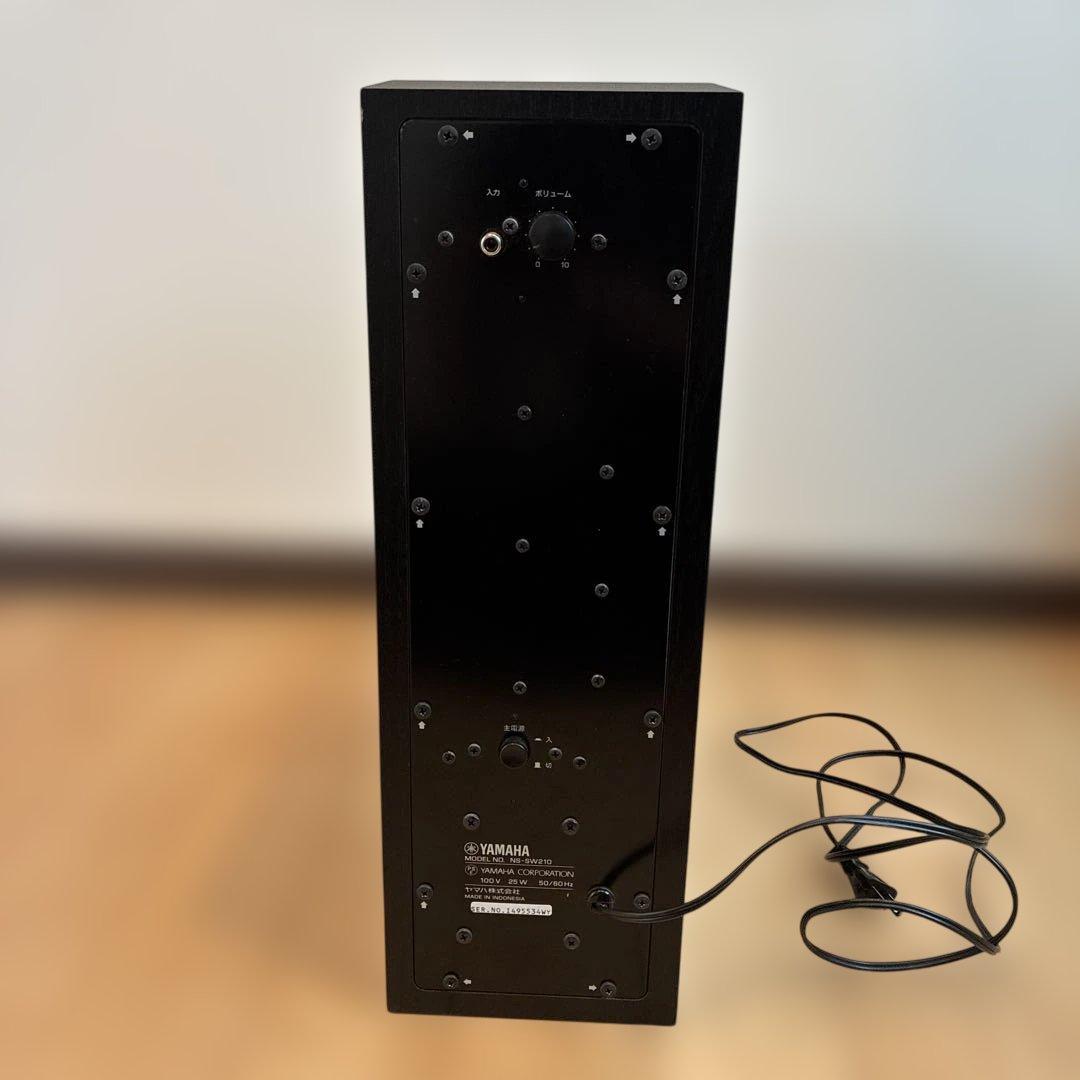 中古 NS-SW210 YAMAHA ブラック サブウーファー