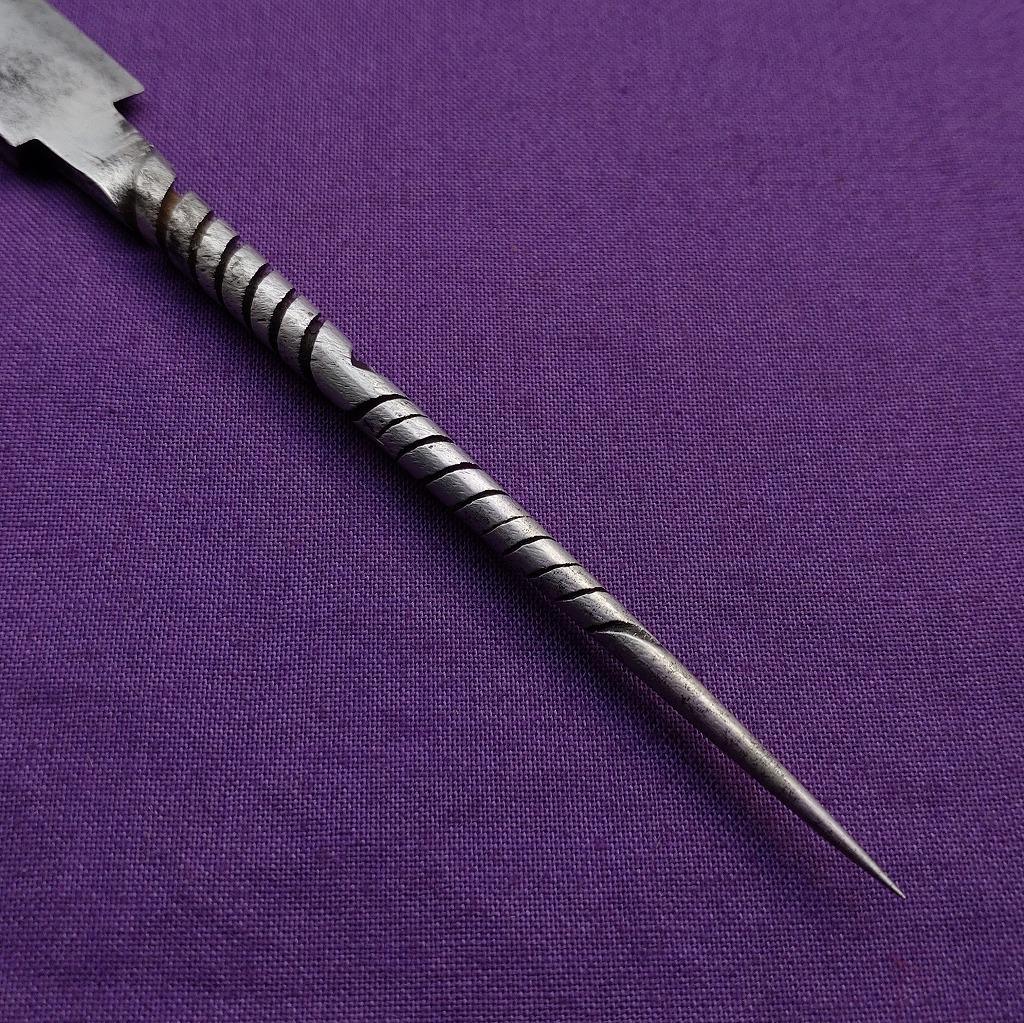 うぶけや 封切り小刀 硯小刀 ペーパーナイフ 千枚通し 刃長約73㎜《0265》