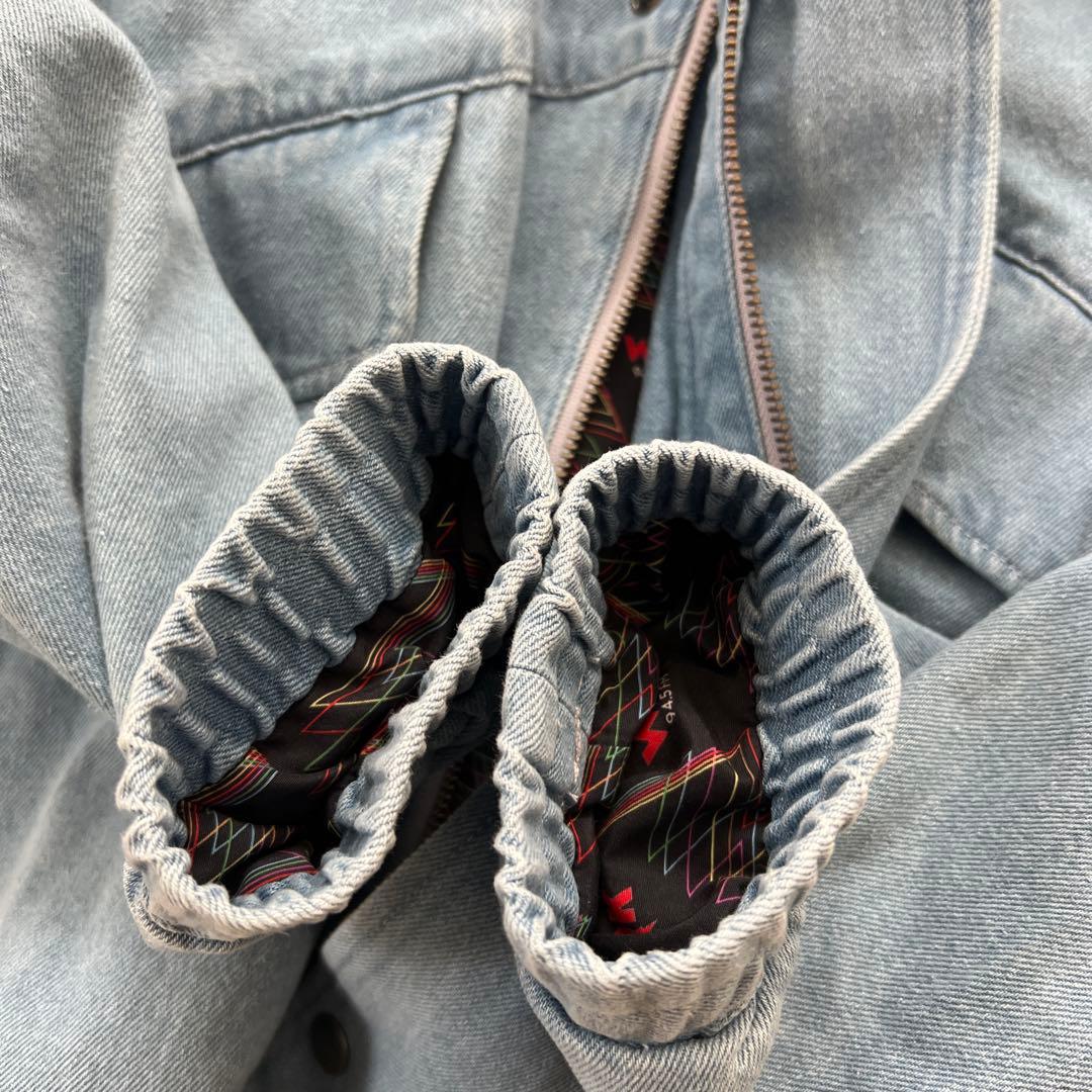 ストレンジャーシングス　ニコアンド　コラボ　デニム　ブルゾン