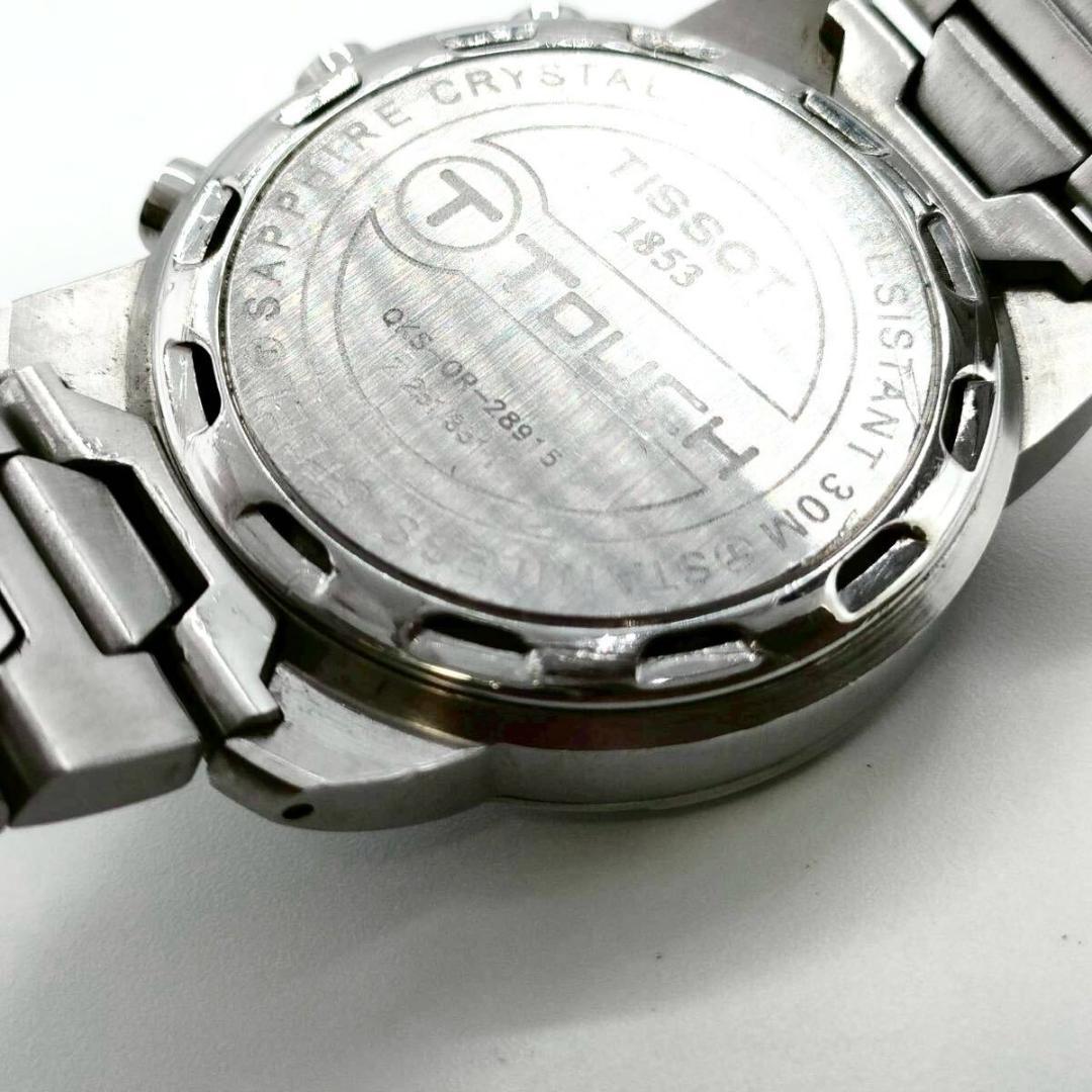 TISSOT 腕時計 T-TOUCH アナデジ クォーツ ブラック文字盤 QZ