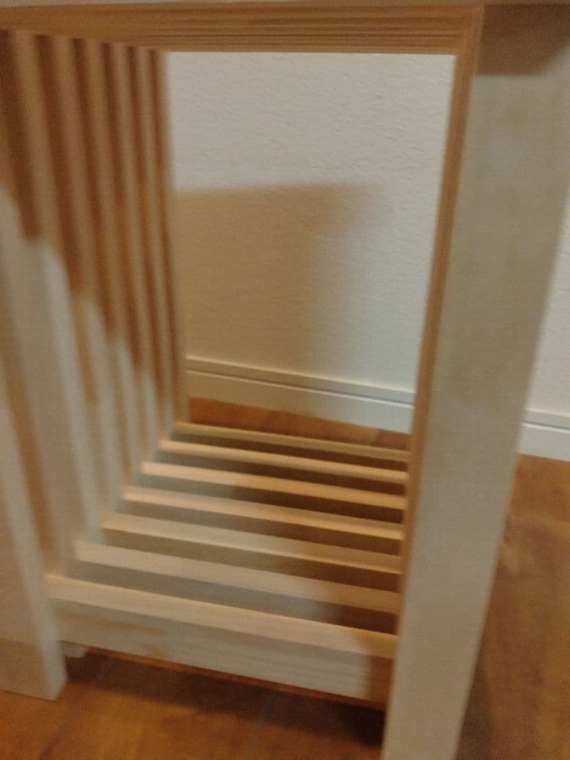 木製　ハンドメイド　オーダー　格子型　ロの字　棚シェルフ　ラック　ベンチ　水槽台