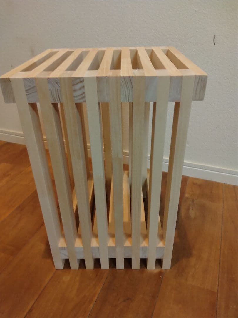 木製　ハンドメイド　オーダー　格子型　ロの字　棚シェルフ　ラック　ベンチ　水槽台