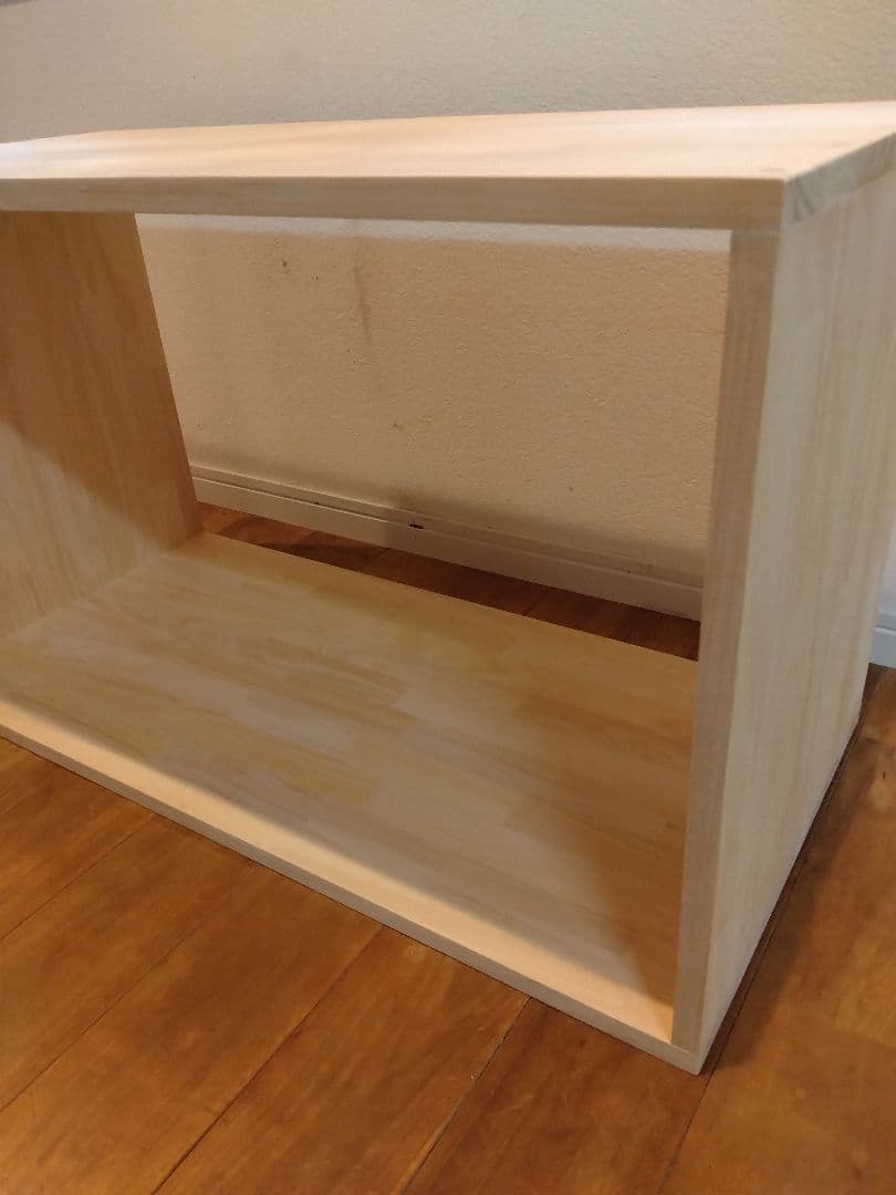 木製　ハンドメイド　オーダー　ロの字　棚　シェルフ　ラック　水槽台　テレビ台