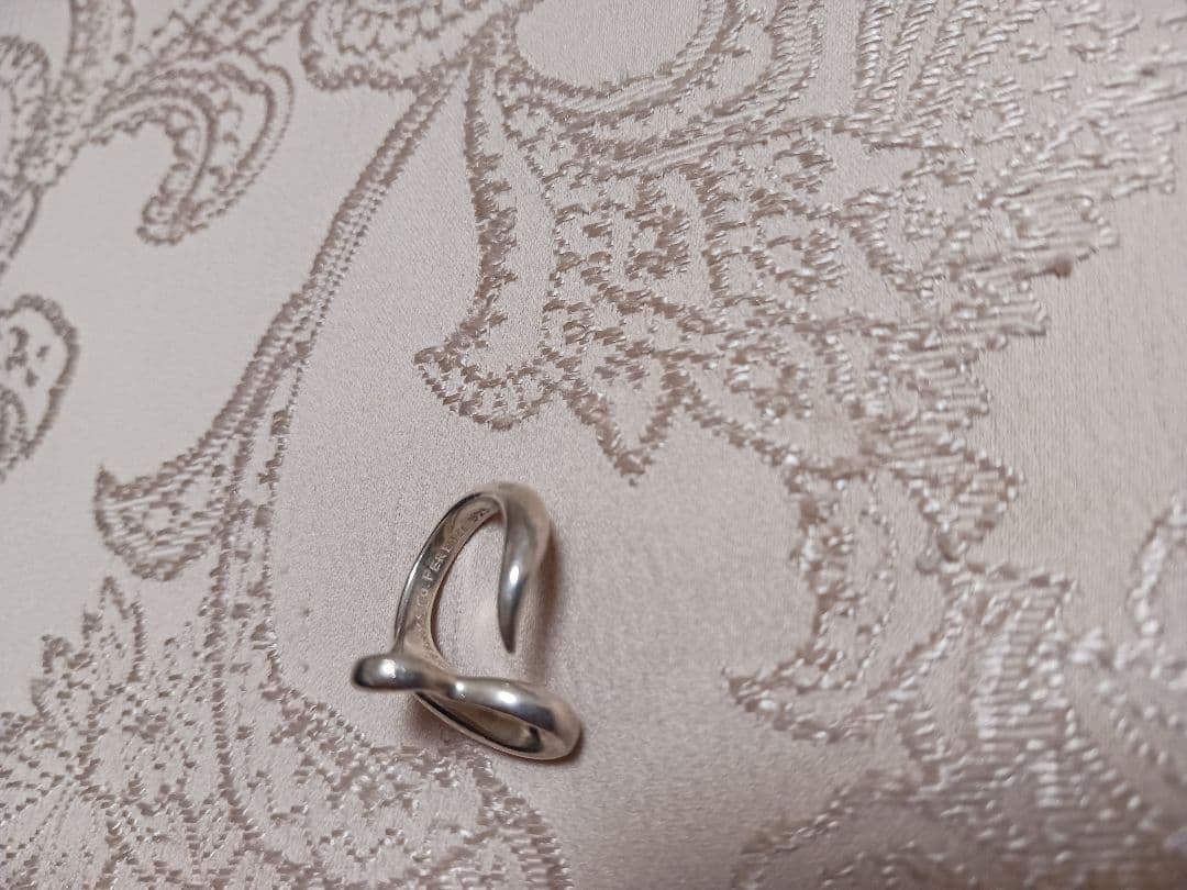 ティファニー　オープンハート　 シルバー　リング　7号