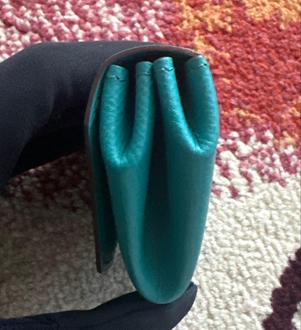 HERMES エルメス　ケース　ルヴァンキャトル　ターコイズ