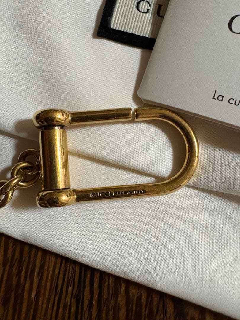 GUCCI いちご柄 ケース✨キーリング付✨美品