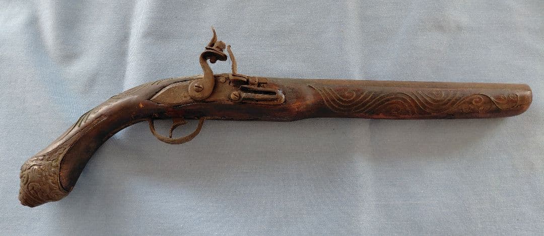 古式銃 装飾銃 レプリカ フリントロックピストル モデルガン アンティーク