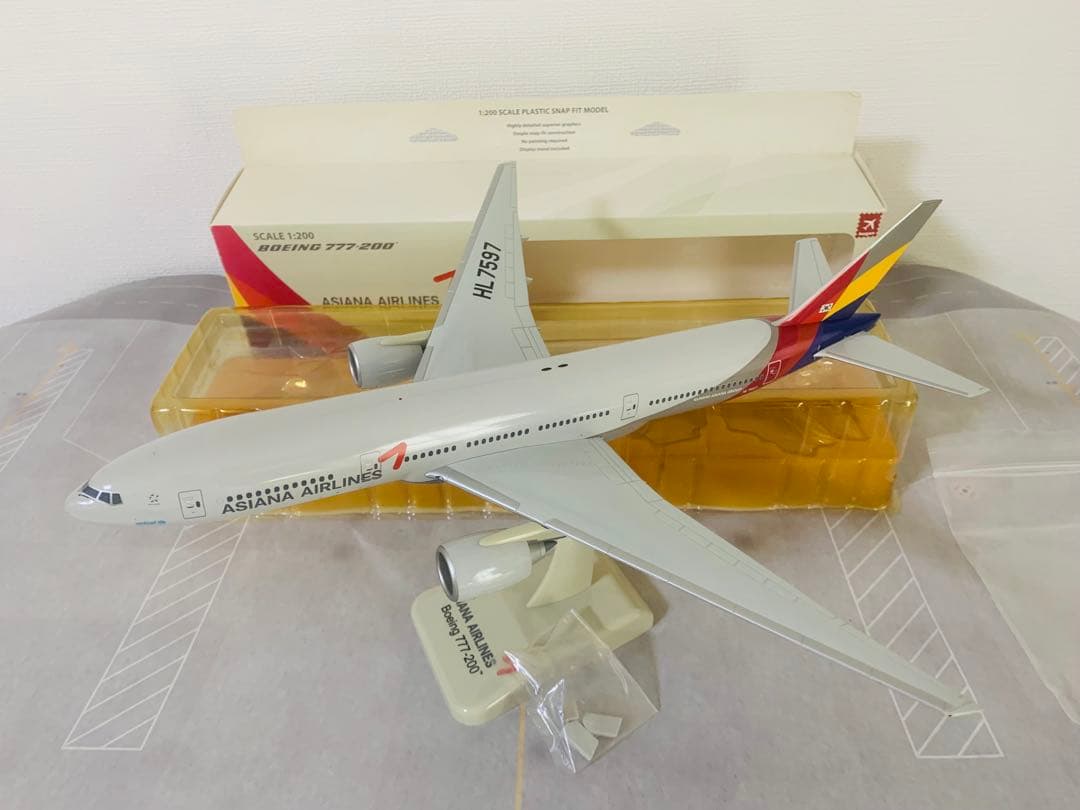 セイヤ／ＡＡＬ７８７と2機セット／ホーガン製アシアナ航空Ｂ７７７－２００