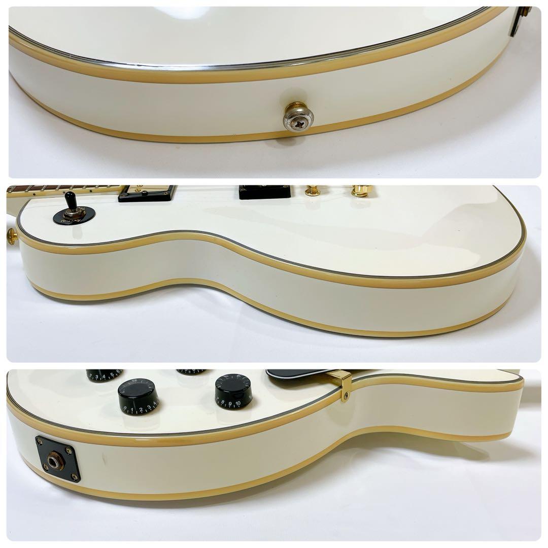 BUSKER'S バスカーズ　レスポール　白　ホワイト　ケース付き