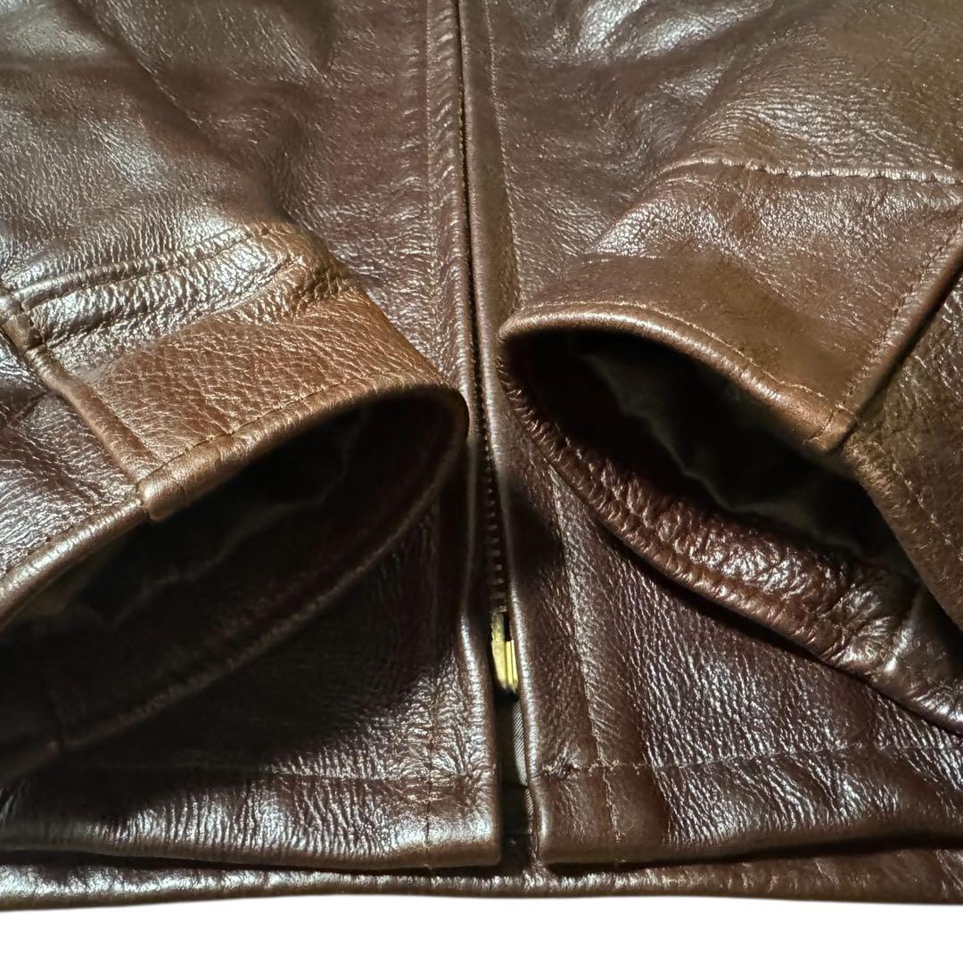 Schott 米国製 ATV101 ボアライナー付 ライダースジャケット 42