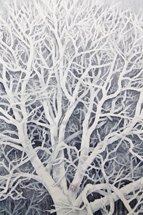 東山魁夷 【冬華】 工芸画