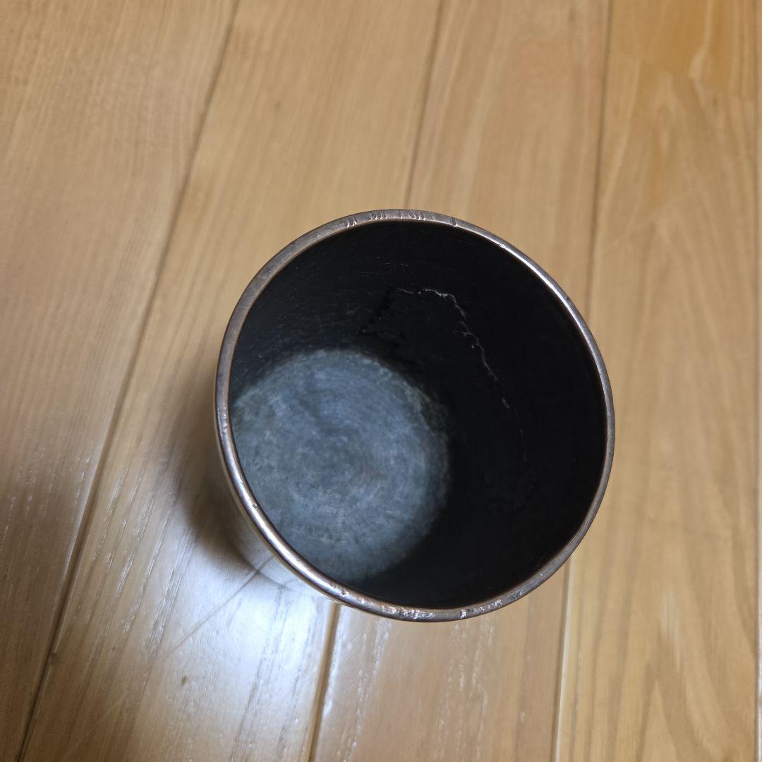 真鍮製？のアンティークな珍品　拡大鏡とフリーカップ2点セット➕️オマケ付き